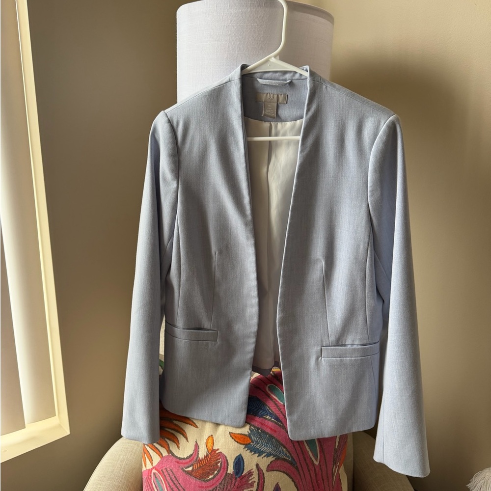 H&M Light Blue Blazer